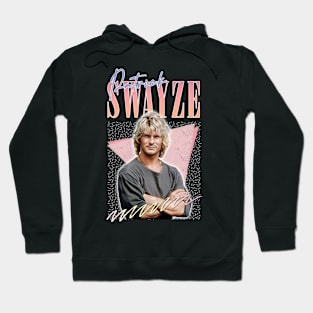 Patrick Swayze ∆ 90s Style Retro Graphic Design Hoodie